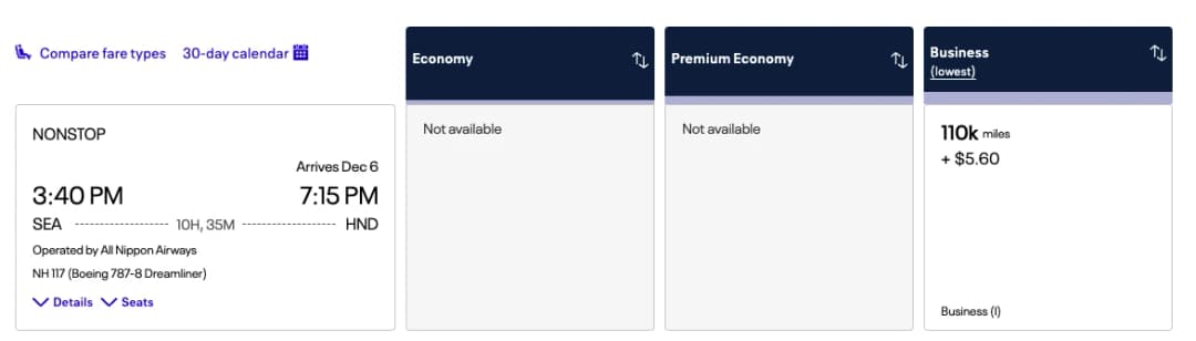 Book your award flight on the airline's website.
