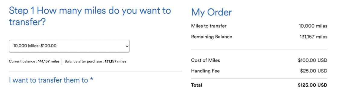 Transferring miles can be an expensive way to accumulate more miles.