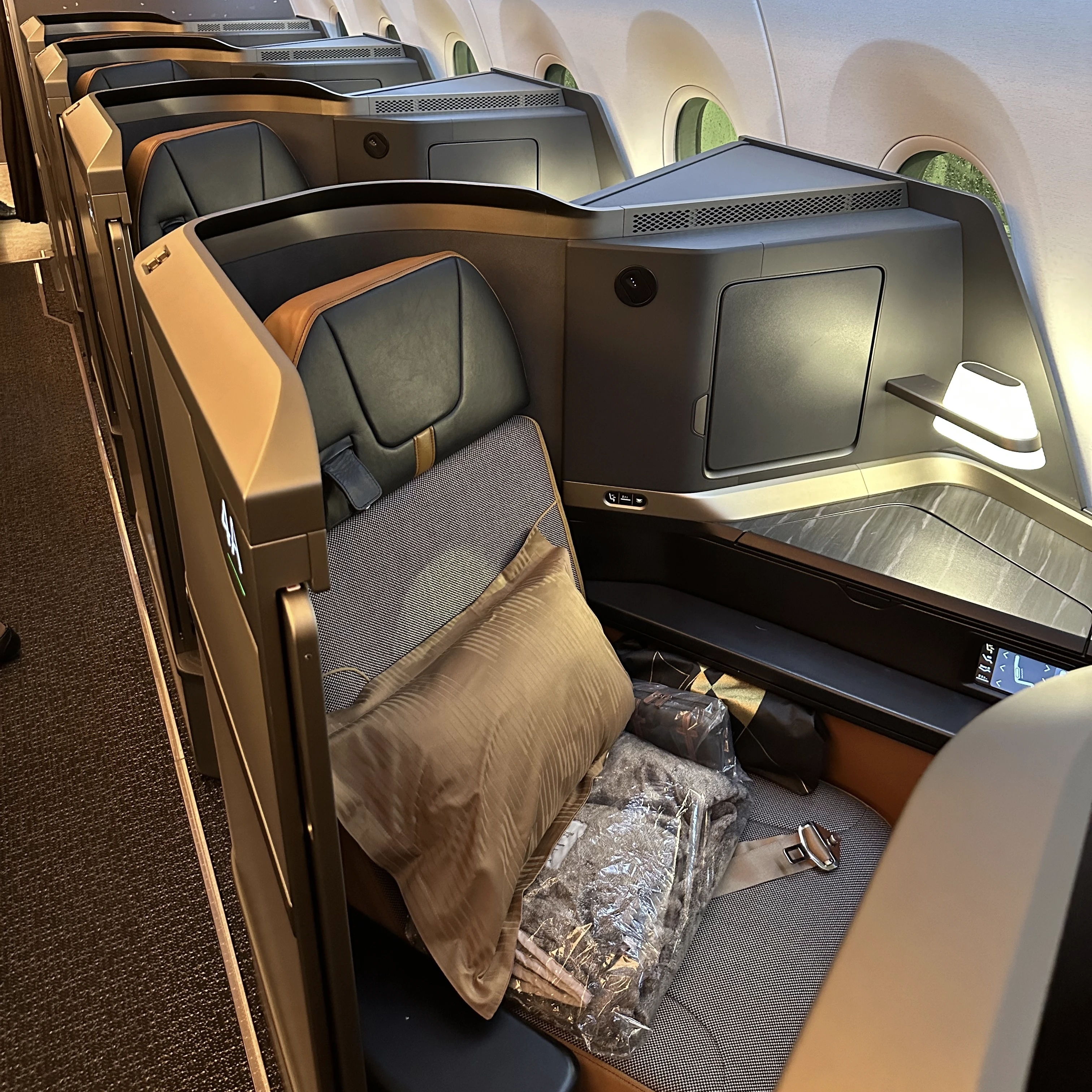 Starlux Airlines A350 business class is an incredible experience that is bookable with Alaska Airlines miles.